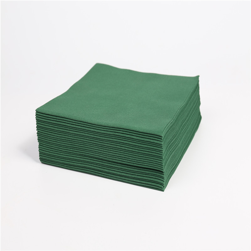 โรงงานขายส่งโลโก้ที่กำหนดเองพิมพ์ค๊อกเทลกระดาษ Serviettes กระดาษสง่างามผ้าเช็ดปาก