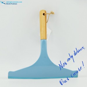 Akbrand Bamboo ที่ปัดน้ำฝน Window Window Squeegee สีฟ้า
