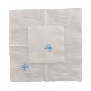 พิมพ์กระดาษเช็ดปาก decoupage ตารางผ้าเช็ดปากผ้ากันเปื้อนค๊อกเทลสำหรับการตกแต่งงานปาร์ตี้