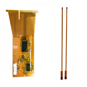 OEM นำแถบ pcb ที่มีความยืดหยุ่นบอร์ดจอแสดงผล lcd fpc