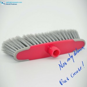 หัวไม้กวาดพลาสติก Akbrand แบบกลมพร้อม TPR แบบนิ่มทั้งสองด้าน