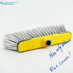 หัวไม้กวาดพลาสติก Akbrand พร้อมแผ่น PP แข็ง