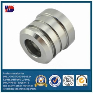 ชิ้นส่วนกลึง CNC ความแม่นยำสูงชิ้นส่วนเหล็กสแตนเลส