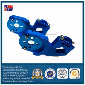 บริการเครื่องจักรกลซีเอ็นซีบริการชิ้นส่วนอลูมิเนียมที่มีความแม่นยำพร้อมสีอะโนไดซ์