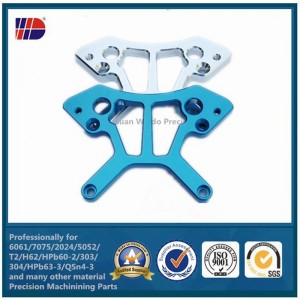 บริการงานกลึงความแม่นยำชิ้นส่วนอลูมิเนียมสีอะโนไดซ์