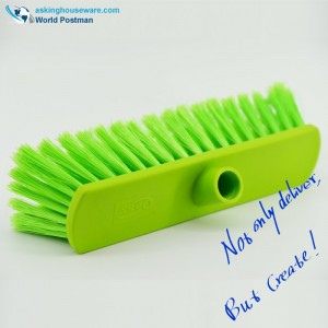 Akbrand พลาสติก Push Brush Push หัวไม้กวาดด้วยด้ายเอียงเรียบง่ายกระดานแปรงกว้าง