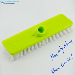Akbrand Push Brush Sharp Squeegee ที่ด้านหลังด้วยแปรงเฉียงเฉียงขนาดสั้นขนแปรง PP