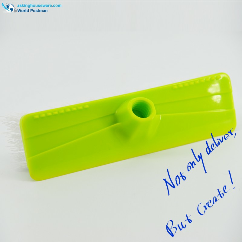 Akbrand Push Brush Sharp Squeegee ที่ด้านหลังด้วยแปรงเฉียงเฉียงขนาดสั้นขนแปรง PP