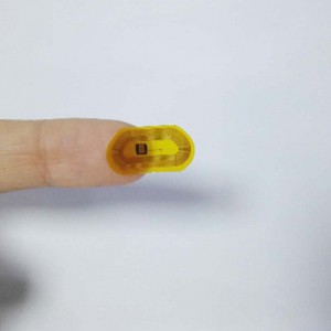 ตัวอย่างฟรีที่กำหนดเองพิมพ์มินิ 9 มิลลิเมตรโปรแกรม hf iso14443a rfid เขียนได้ fpc pcb ที่มีความยืดหยุ่นวงจรพิมพ์ฝังขนาดเล็กแท็ก NFC