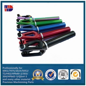 ชิ้นส่วนเครื่องจักรกลซีเอ็นซีอลูมิเนียมที่มีความแม่นยำสูงพร้อมด้วยการพ่นทราย