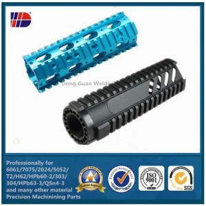 OEM Anodized อลูมิเนียม 6061 7075 ความแม่นยำ CNC Machining อะไหล่ด้วยสี anodize