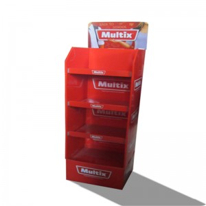 สีที่กำหนดเองหรูหราพิมพ์ป๊อปอัพยืนแสดงกระดาษแข็งลูกฟูก