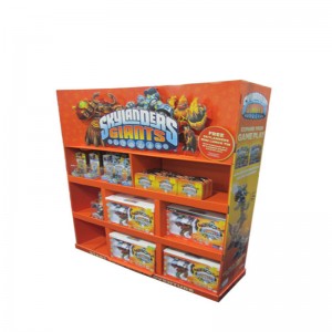 สีที่กำหนดเองหรูหราพิมพ์ป๊อปอัพยืนแสดงกระดาษแข็งลูกฟูก