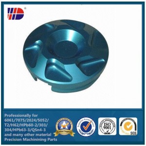 ผู้ผลิต CNC กลึงและกัดอลูมิเนียมอะไหล่ด้วยสี anodize