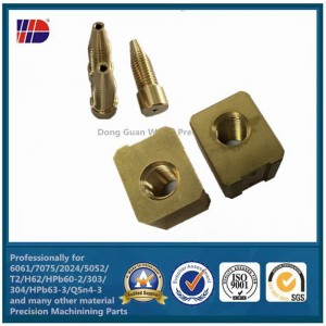 OEM ความแม่นยำ CNC กลึงชิ้นส่วนโลหะทองแดงทองเหลืองทองแดง
