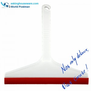 Akbrand Simple Window Squeegee ที่มีสาย PVC ถอดออกได้บน Squeegee Head