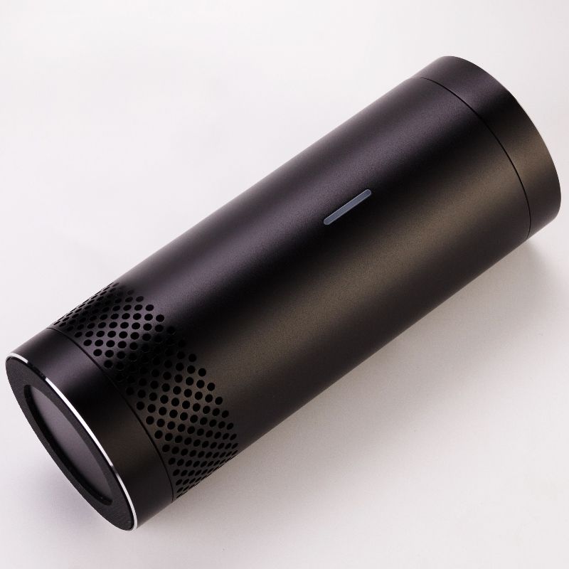 เครื่องฟอกอากาศในรถยนต์ USB ขับเคลื่อนพร้อมฟังก์ชั่นตรวจจับคุณภาพอากาศสำหรับกำจัดควัน / ฝุ่น / กลิ่นสัตว์เลี้ยง / กลิ่นไม่พึงประสงค์ / แบคทีเรีย / ฟอร์มาลดีไฮด์ - เครื่องฟอกอากาศในรถ