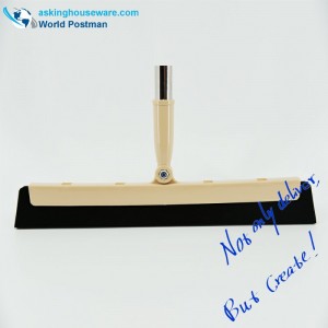Akbrand 13 'Floor Squeegee with Sponge Squeegee Head ท่อสแตนเลสยาว