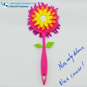 แปรงด้ามยาว Akbrand ตกแต่งด้วยดอกทานตะวัน