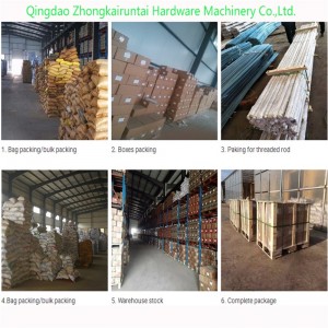 ผู้ผลิตโรงงาน SS304 AISI316 DIN580 DIN582 สายฟ้าตายก