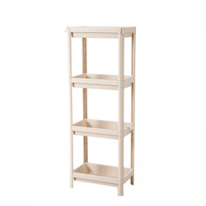 ที่มีคุณภาพสูง 4 ชั้นมัลติฟังก์ชั่ครัวพลาสติกจัดเก็บตะแกรง