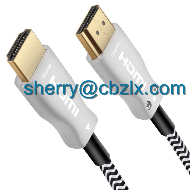 สาย HDMI 2.0 ใยแก้วนำแสง HDMI 4 พัน 60 เฮิร์ตสาย HDMI 4 พัน 3d สำหรับ HDR ทีวีจอแอลซีดีแล็ปท็อป PS3 โปรเจคเตอร์คำนวณ 15 เมตร 30 เมตร 50 เมตร 100 เมตร