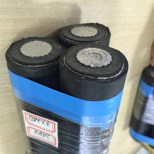 NFC33226- PR XLPE หุ้ม UG MV สายไฟ 12KV 24KV 36KV สำหรับใต้ดิน