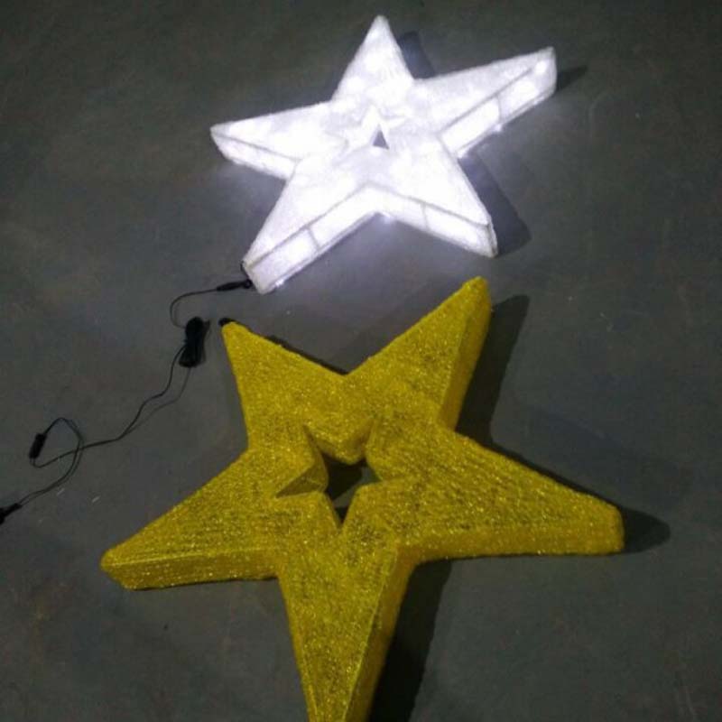 ไฟ LED คริสต์มาสดาวประดับไฟ LED สีขาวนวล