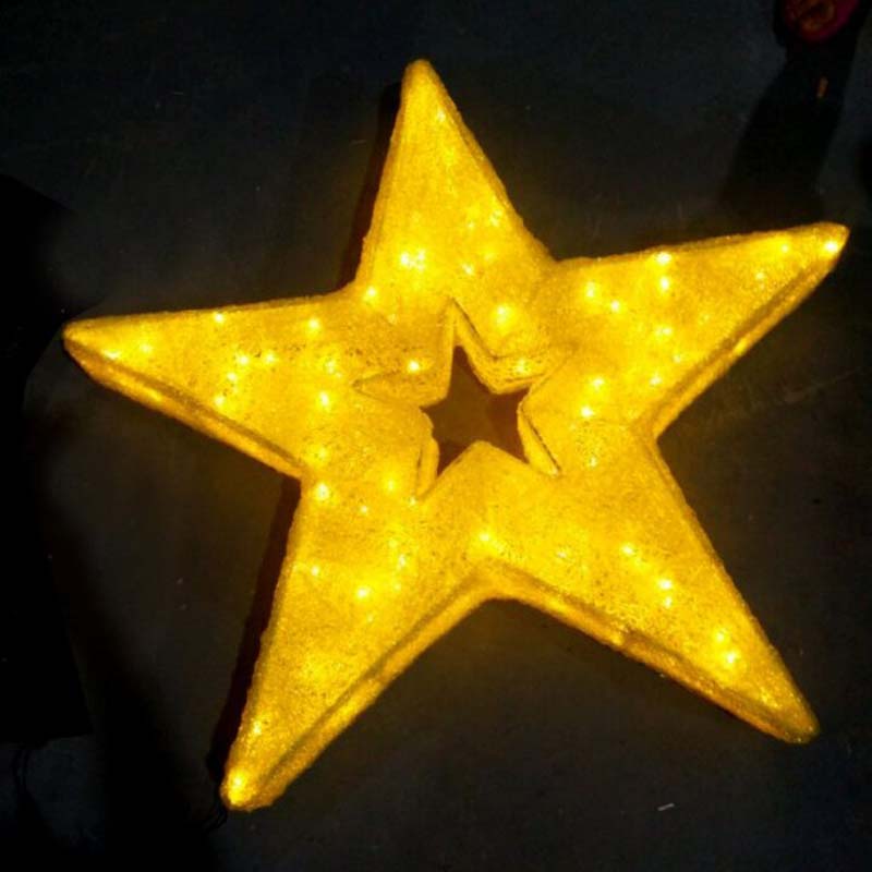 ไฟ LED คริสต์มาสดาวประดับไฟ LED สีขาวนวล