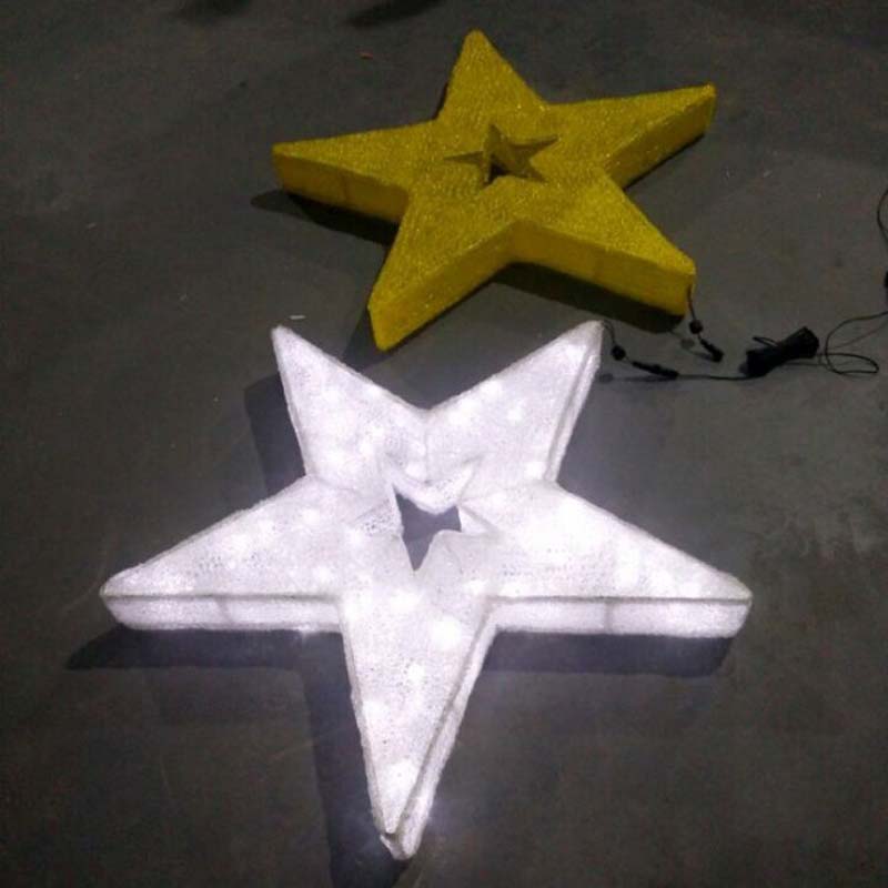 ไฟ LED คริสต์มาสดาวประดับไฟ LED สีขาวนวล