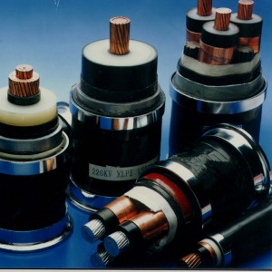 กันน้ำ DC 300mm สายเคเบิลแกนเดียวแรงดันสูงพิเศษสายทองแดง 220KV