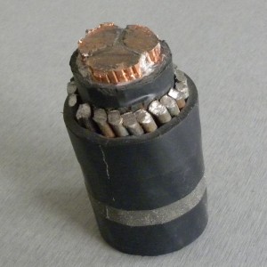 16mm² 3 แกนลวดเหล็กสายเคเบิลหุ้มเกราะลวดทองแดงควั่นสำหรับการวางในร่ม