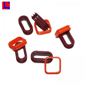 ราคาถูกเองทำสีแดงซิลิโคน / NBR / EPDM / CR / SBR ปะเก็นซีล
