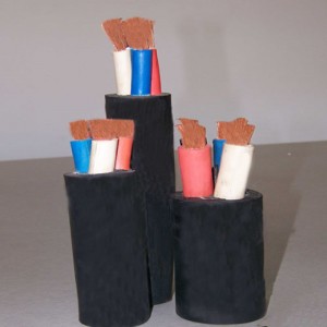 แจ็คเก็ตยางทองแดงแบบพกพามีความยืดหยุ่น SHD GC สายเคเบิลฉนวน EPR