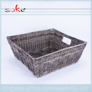 ตะกร้าเก็บสานหวาย PE คุณภาพดีที่สุด
