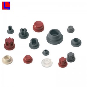 จุกยางสีขาว OEM สำหรับฉีด