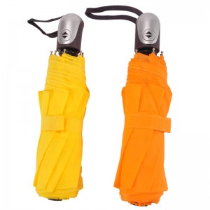 ร่มพับอัตโนมัติเปิดอัตโนมัติและปิดร่มส่งเสริมการขาย 3 พับของขวัญร่ม