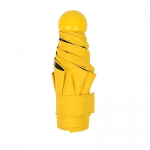 ขายส่งร่มกันแดดจีนราคาถูกมินิแคปซูลโฆษณา 5 พับร่ม