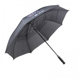 ร่มสนามกอล์ฟร่มส่งเสริมการขาย Windproof กลางแจ้งสองชั้น