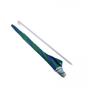 ที่กำหนดเองกลางแจ้งซันบีชร่มกันแดดร่มที่มีขอบ