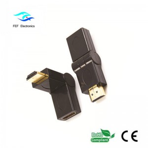 ตัวต่อ HDMI แบบอะแดปเตอร์ตัวเมีย HDMI เป็นหญิงชุบทอง / ชุบนิกเกิลรหัส: FEF-HX-002