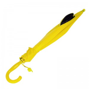 ขายส่งร่มสีดำสีเหลืองแพนด้าอัตโนมัติเปิดสัตว์เด็กร่ม