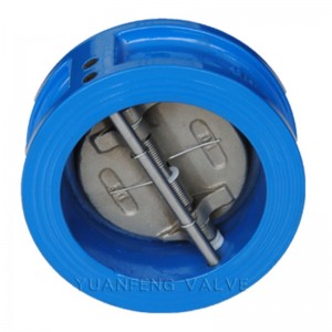 วาล์วตรวจสอบชนิดแผ่นเวเฟอร์คู่