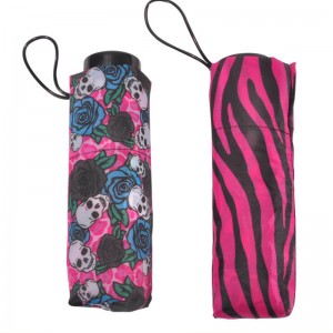 5 พับถ่ายภาพขนาดเล็กขนาดเล็กสไตล์การออกแบบที่กำหนดเองพิมพ์ร่ม