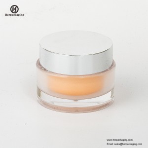 HXL213A หรูหราอะคริลิคกลมเปล่าขวดเครื่องสำอาง