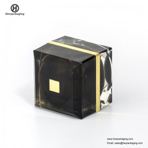 HXL233 สแควร์อะคริลิขวดและขวดสำหรับการดูแลผิวครีมขวดเครื่องสำอางที่ว่างเปล่าภาชนะบรรจุผนังคู่ผลิตภัณฑ์ดูแลผิว