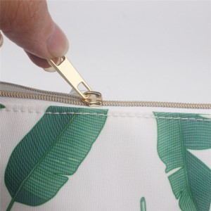 OEM โปรโมชั่นประทับตราความร้อนจักรเย็บผ้าซิปกระเป๋าแต่งหน้า