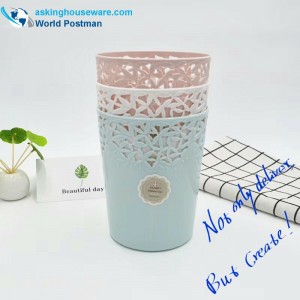 ถังขยะพลาสติกทรงกลมกลวง