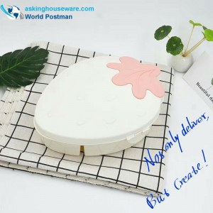 สตรอเบอร์รี่ขนมรูปทรงและภาชนะเมล็ดแตงโม