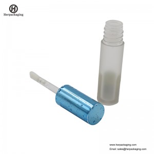 HCL307 หลอดพลาสติกลิปกลอสใสสำหรับผลิตภัณฑ์เครื่องสำอางสี flocked ลิปกลอ applicators